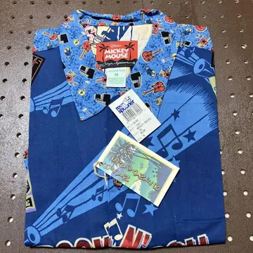 Deadstock 미키마우스 x 레인스푸너 하와이안 셔츠 L