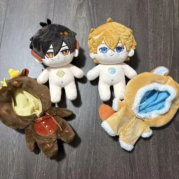 [ 중고 ] 원신 종려&타르탈리아 동인 봉제 인형