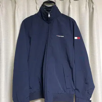 TOMMY HILFIGER 네이비 나일론 점퍼 M