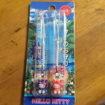 지역 한정 오키나와 한정 시사 키티 스트랩 커플 세트