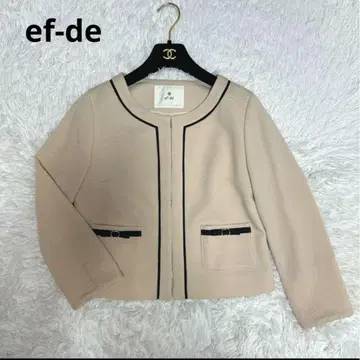 ef-de 에프데 노카라 자켓 11호 일본제 베이지