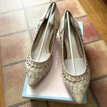미사용 새상품 Private Label 베이지 하이힐 펌프스 23.0cm