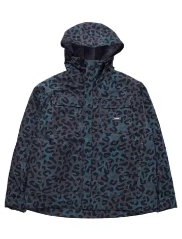 XLARGE 레오파드 후드 부착 자켓