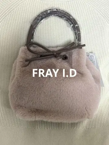 정가 이하 FRAY I.D 프레이 아이디 핸드백 리본 퍼 백