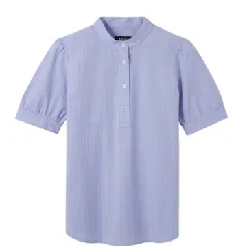 A.P.C. 체크 무늬 반팔 셔츠