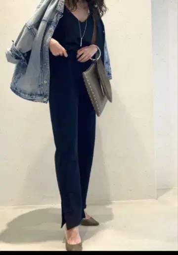 upper hights 오버 사이즈 데님 자켓