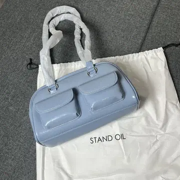 STAND OIL 라이트 블루 토트백