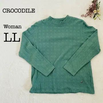 CROCODILE 크로커다일 그린 긴팔 T셔츠 사이즈 LL 가을/겨울