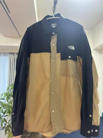 THE NORTH FACE 긴팔 셔츠 블랙/베이지