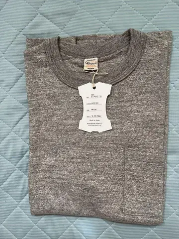 새상품 WAREHOUSE 웨어하우스 4601 12/- 천축 포켓T