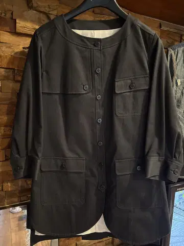 SHORT CUT FOR MARKS 노카라 자켓 블랙 정가 약 3만