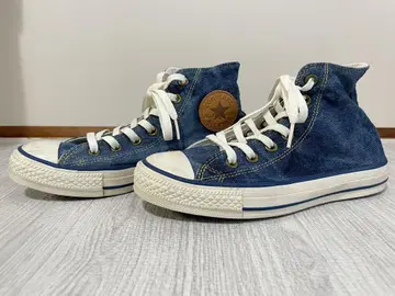 CONVERSE 데님 블루 하이컷 스니커즈 24.0cm
