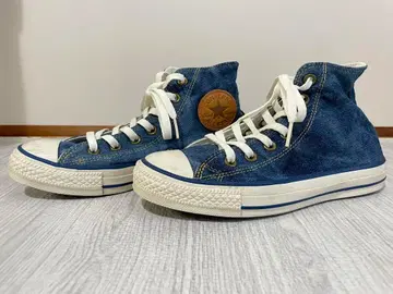 CONVERSE 데님 블루 하이컷 스니커즈 24.0cm