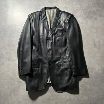 빈티지 양가죽 램 가죽 천연 가죽 테일러드 자켓 싱글 모드