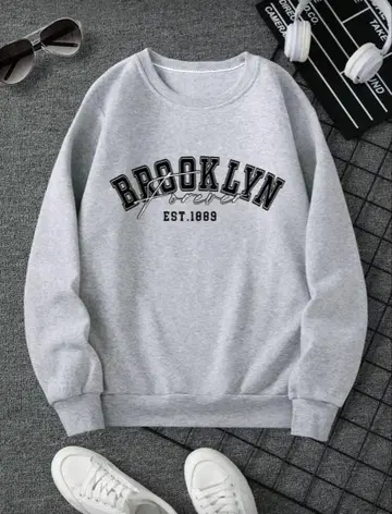 BROOKLYN EST.1889 그레이 맨투맨