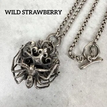 WILD STRAWBERRY 와일드 스트로베리 스파이더 목걸이 레어