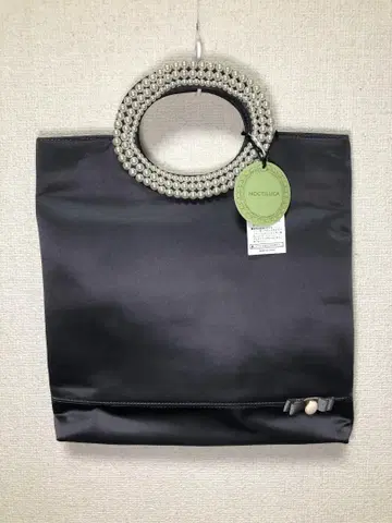 미사용 새상품 NOCTILUCA 노크루치카 펄 파티 백 다크 그레이