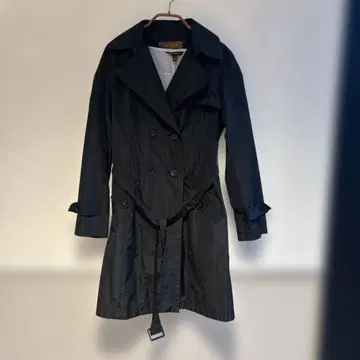 BALLSEY 블랙 트렌치코트