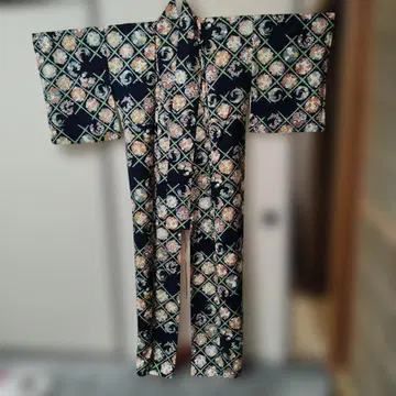 코몬 기모노 꽃무늬