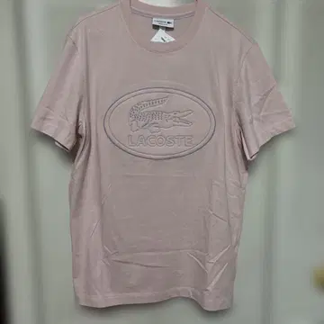 LACOSTE T셔츠 M 핑크 택 포함 새상품