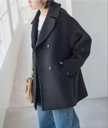 TICCA / 티카 숏 피코트 블랙