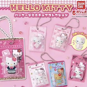 HELLO KITTY 패키지 미니어처 컬렉션 3개 묶음 판매