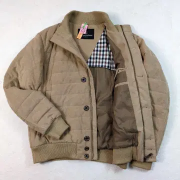 새상품급 Aquascutum 무스탕 퀼팅 자켓 베이지 M