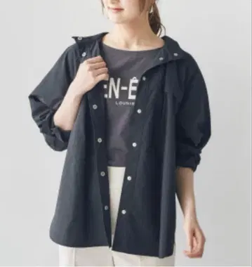 루니 lounie 밴드 카라 블랙 긴팔 셔츠