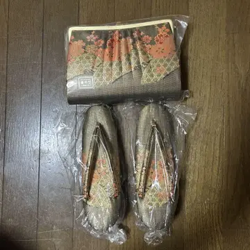 꽃무늬 조리 백 세트 미사용