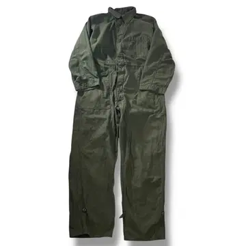 80s 미군 실물 USN 새틴 커버올 XL 츠나기 올인원