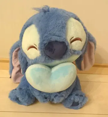 디즈니 스토어 스티치 니코니코 하트 봉제 인형 미사용 새상품
