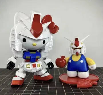 헬로키티 x 건담 RX-78-2 건담 SD EX-STANDARD