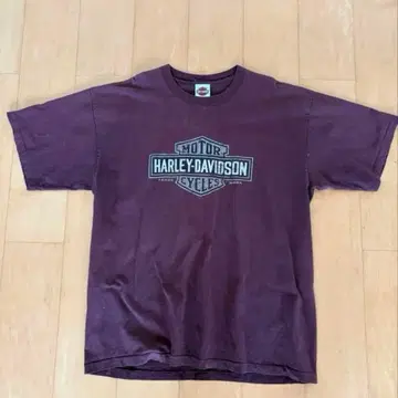 90s HARLEY-DAVIDSON 다크 퍼플 T셔츠