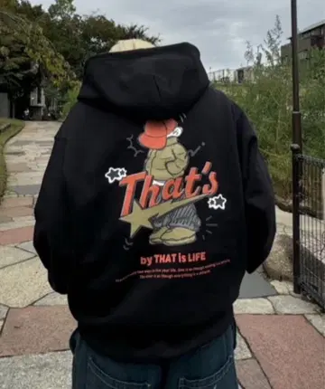 THAT's 블랙 후드티