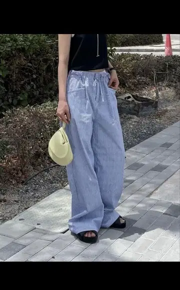 fashiru stripe easy pants / 파실 이지 팬츠