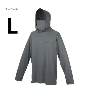 파즈디자인 블록 후디 차콜 L 사이즈
