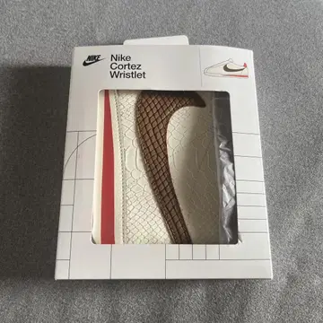 Nike Cortez Wristlet 화이트/브라운 파우치