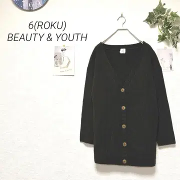 10206 6(ROKU) BEAUTY & YOUTH 니트 가디건