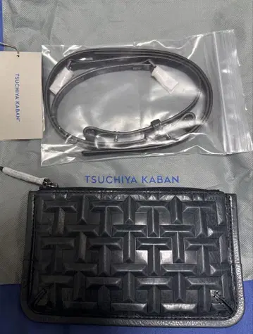 츠치야 가방 TSUCHIYA 플랫 미니 숄더 ( 시그니처 레이즈드 )