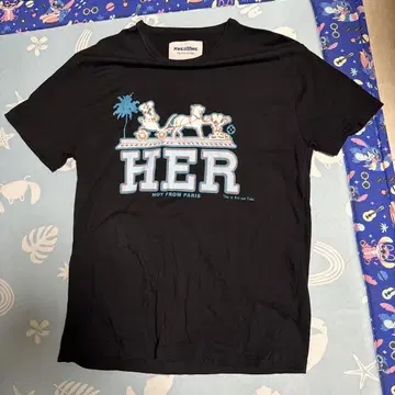 HER NOT FROM PARIS 블랙 셔츠