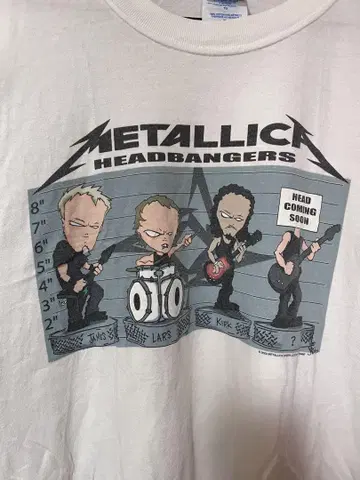 00's METALLICA HEADBANGERS 티셔츠 XL