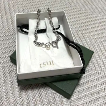 [ 익명 배송 ] tsui 링크 체인 펄 참 팔찌 [ 24시간 이내 ]
