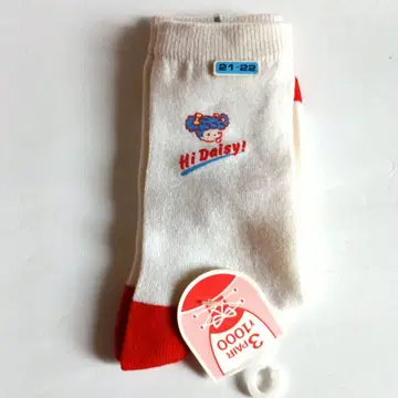 미사용 피크아부 양말 산리오 쇼와 레트로