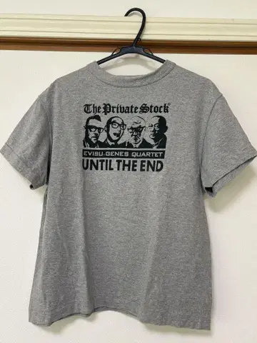 EVISU 에비수 T셔츠 사이즈 42 그레이