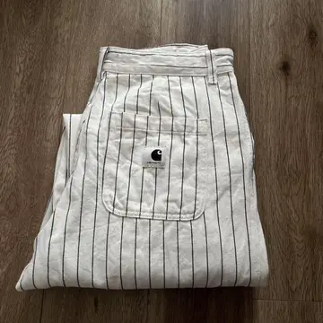 Carhartt 스트라이프 와이드 팬츠