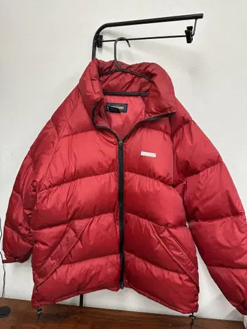 레트로 레어 VANS 버블 다운 자켓 2L 빨간색