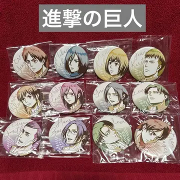 진격의 거인 컬러 팔레트 캔뱃지 AMNIBUS 한정판 미카사 히스토리아