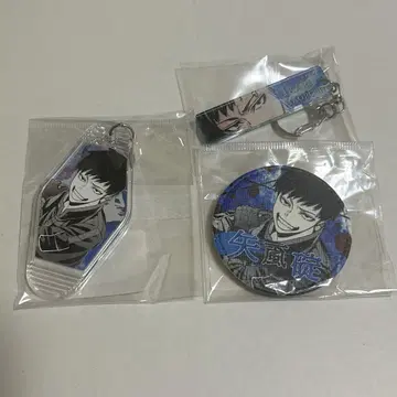 도원암귀 야오로시 이카리 모텔 키링 아크릴 키링 가죽 배지