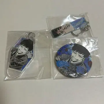 도원암귀 야오로시 이카리 모텔 키링 아크릴 키링 가죽 배지