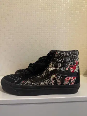 Vans Sk8-Hi 블랙 스파이더